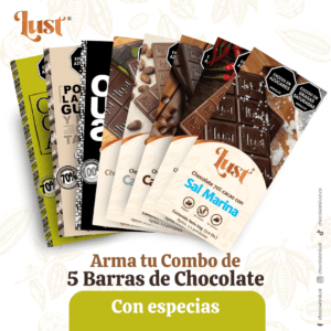 Arma tu combo: 5 barras de chocolate con especias