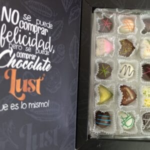 Caja estilo Libro con 20 Chocolates